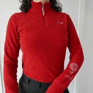 Orage red fleece